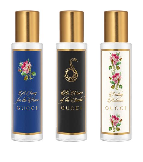 gucci perfume 0.17 oz edp mini for women|gucci alchemist garden discovery set.